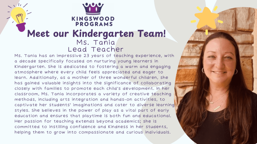 Kingswood Kindergarten Program Presentation